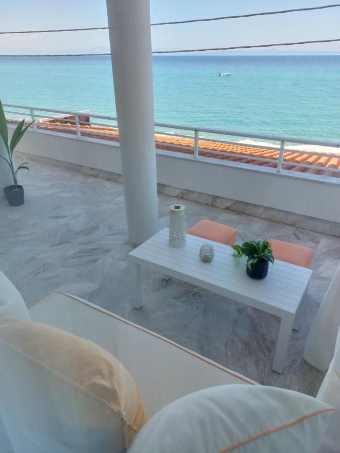 Nefeli Seaside Apartments بوليخرونو المظهر الخارجي الصورة